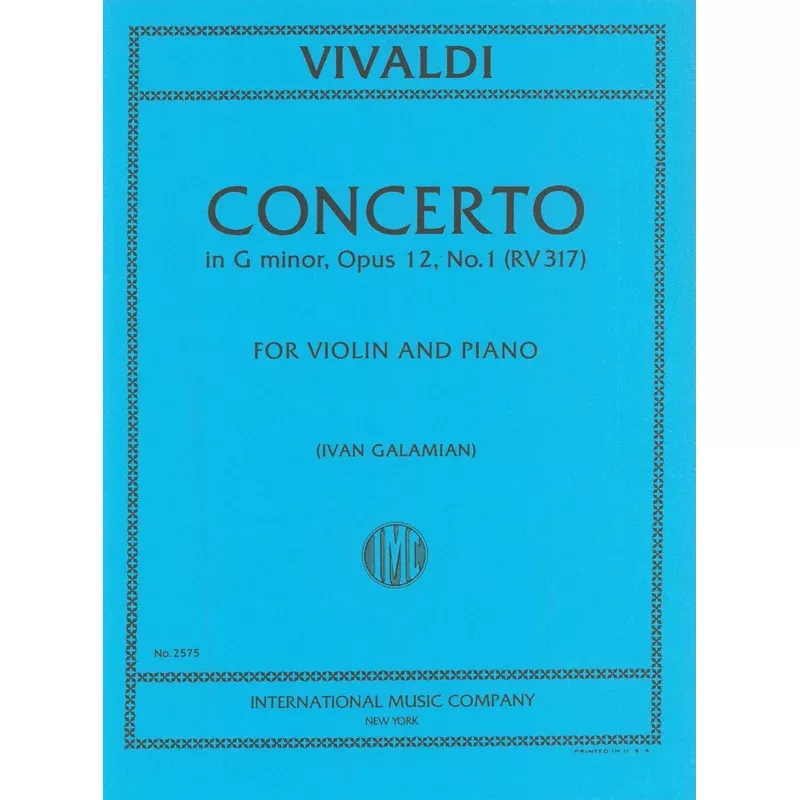 Vivaldi: Concerto in G Minor, RV 317