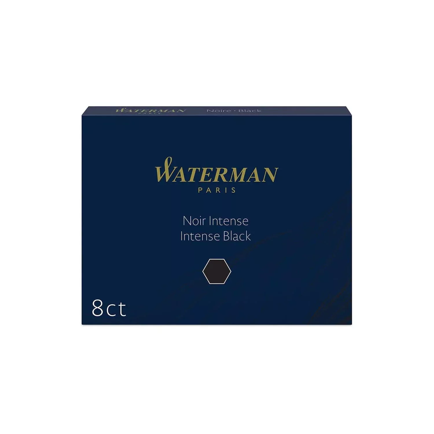 Waterman Long Standard Ink Cartridge Pack of 8