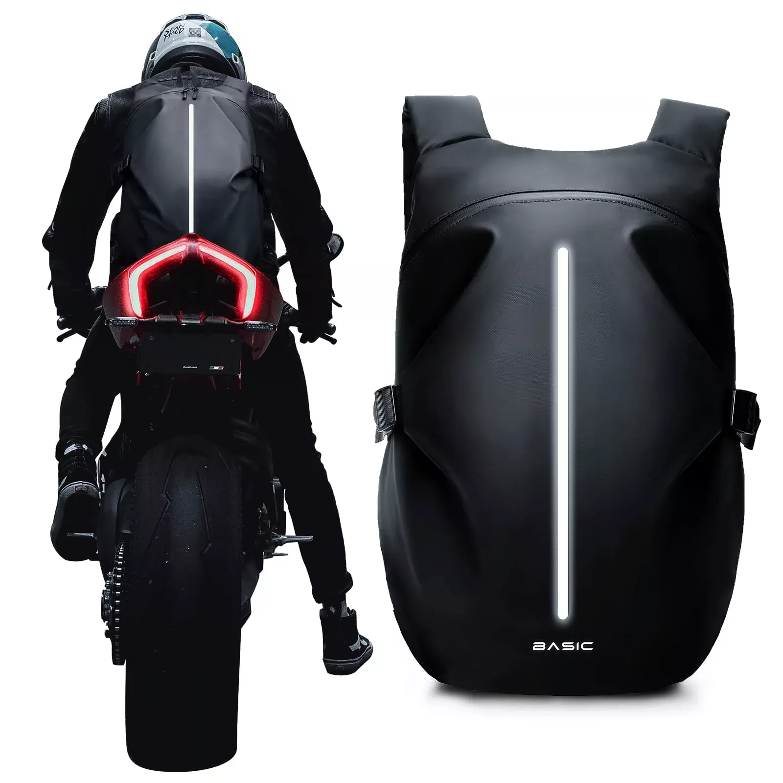Weplan Motorcycle Backpack,Motorcycle Backpacks For Men And Women,Motorcycle Backpack Waterproof,Helmet Backpack Bookbag For Riding, Outing