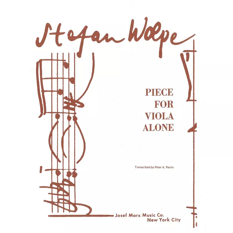 Wolpe: Piece for Viola Alone