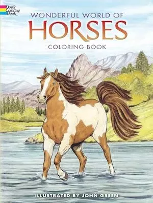 Wonderful World of Horses Coloring Book (John Green)