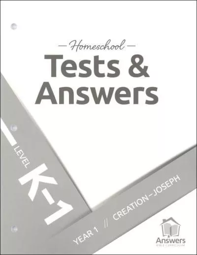 Year 1: Level K-1 Tests and Answers