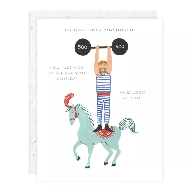 You Did It Plantable Card