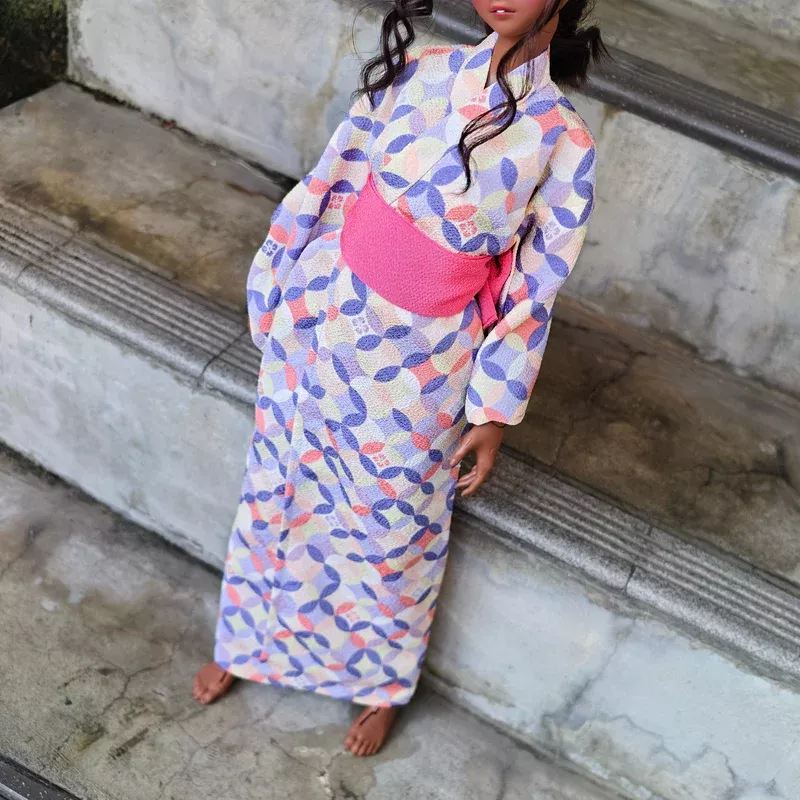 Yukata (Purple & Pink)