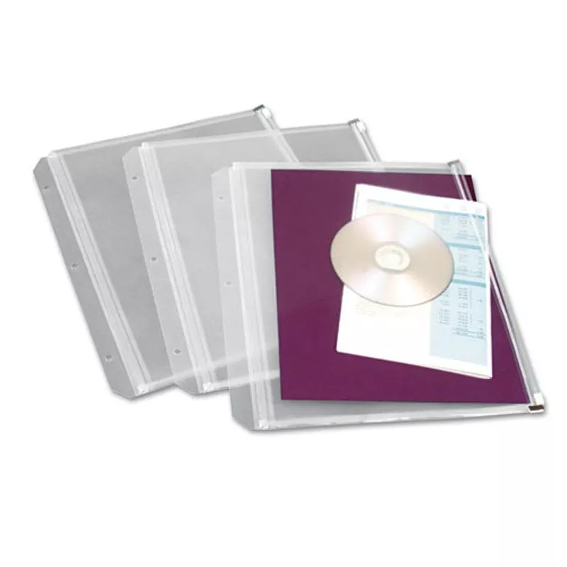 Zippered Binder Pockets, 8 1/2″ x 11